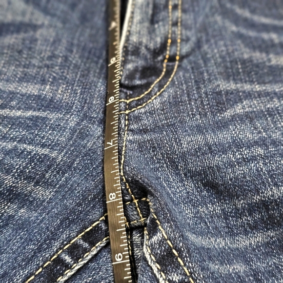 C-SEVENTEEN Blue Wash Embroidered Jeans | Size 29 | Low Rise | EUC - Picture 11 of 13